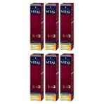 Vital Colors Krem Tüp Saç Boyası 7-56 Karamel Kumral 60 ml x 6 Amonyaklı Geçici Renkli Etki