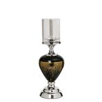 Vitale 41 cm AK.JE0004 Amber Silver Şamdan