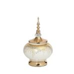 Vitale AK.JE0028 Sultan Gold Kapaklı Vazo