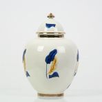 Vitale AK.NRH0057 38 cm Mavi Gold Yaprak Desenli Şah Küp