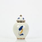 Vitale AK.NRH0060 21 cm Mavi Gold Yaprak Desenli Şah Küp