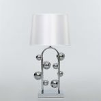 Vitale AY.VTL-0044 Metal Ayaklı Beyaz Masa Lambası