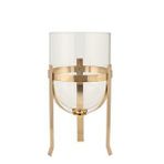 Vitale Baisse Cam Mumluk Gold 15x15x25 Cm Ak.jd0102 Beyaz
