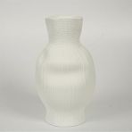 Vitale Beyaz Darbeli Vazo Uzun 17*17*30 Cm Ak.jm00008 Renksiz