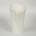 Vitale Beyaz Lale Vazo 1 18*18*16 Cm Ak.jm00017 Renksiz