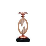 Vitale Bronz Çember Şamdan 12*12*24 Cm Ak.je0114 Çok Renkli