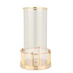 Vitale Carre Cam Mumluk Gold 19x19x35 Cm Ak.jd0088 Beyaz