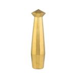 Vitale Dome Dekoratif Vazo Gold 11x11x45 Cm Ak.wlt0670