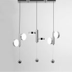 Vitale Edm Vitale LED Avize 3’lü Davul Gümüş Masaüstü - 1
