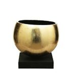Vitale Fiber Glass Vazo Gold 38x28x35 Cm Ak.wlt0390 Renksiz