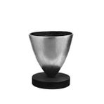 Vitale Fiber Glass Vazo Silver 36x30x42 Cm Ak.wlt0432