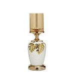 Vitale Gold Beyaz Şamdan 13*13*38 Cm Ak.je0163 Çok Renkli