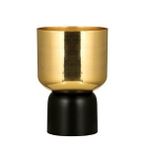 Vitale Gold Black Vazo Küçük 24*24*36 Cm Ak.jb0208 Çok Renkli