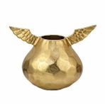Vitale Gold Dekoratif Kanatlı Vazo 30*11*21 Cm Ak.iu0345 Çok Renkli