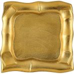 Vitale Gold Dekoratif Kare Tepsi 31*31*4 cm AK.IU0308