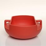 Vitale Handle Kulplu Kırmızı Kase 25*25*11 Cm Ak.jl0035 Çok Renkli