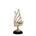 Vitale Kuğu Mumluk Gold 32 Cm Ak.je0080 Beyaz