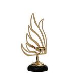 Vitale Kuğu Mumluk Gold 37 Cm Ak.je0079 Beyaz