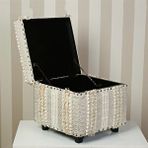 Vitale Lilyum Otantik Sandık MS.JG0012 - Beyaz