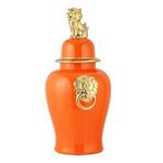 Vitale Lion Dekoratif Vazo Turuncu 27x27x60 Cm Ak.wlt0604 Renksiz