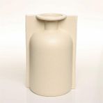 Vitale Lıp Beyaz Vazo Orta 17*14*25 Cm Ak.jl0015 Renksiz
