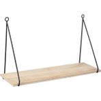 Vitale Metal Askılı Ahşap Raf 50 cm - Beyaz