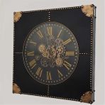 Vitale Metal Kare Çarklı Duvar Saati 80*80*8,5 Cm Çok Renkli