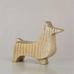 Vitale Metal Köpek Çizgili Obje 5*12*18 Cm Çok Renkli