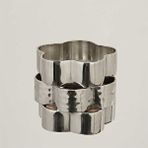 Vitale Metal Skylar Mumluk 8*8 Cm Beyaz