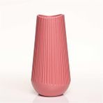 Vitale Moleanos Kırmızı Vazo Orta 12*12*25 Cm Ak.jl0064 Renksiz