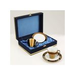 Vitale MTFK.0038-9 Gold 2'li Kaplama Kahve Fincanı