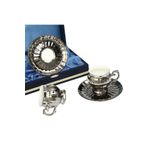 Vitale MTFK0053 Platin 2'li Kahve Fincanı Takımı