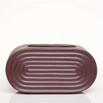 Vitale Oasıs Bordo Vazo Küçük 21*9*11 Cm Ak.jl0009 Renksiz