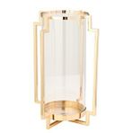 Vitale Saillie Cam Mumluk Gold 25x25x37 Cm Ak.jd0108 Beyaz