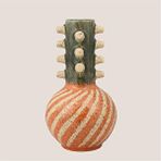Vitale Seramik Küçük Antik Vazo 18*18*31 Cm Renksiz