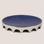 Vitale Seramik Lacivert Kolezyum Tabak 29*29*5 Cm Çok Renkli