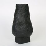 Vitale Siyah Dalgalı Vazo 24*22*31 Cm Ak.jm00021 Renksiz