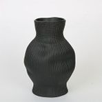 Vitale Siyah Darbeli Vazo Uzun 17*17*30 Cm Ak.jm00009 Renksiz