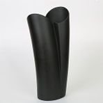 Vitale Siyah Spiral Vazo 11*18*39 Cm Ak.jm00013 Renksiz
