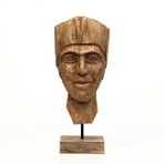 Vitale Standlı Büst Dekor Naturel-17*16,5*39cm Ak.it0117 Çok Renkli