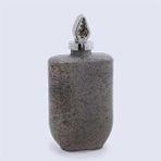 Vitale Tarnıshed Cam Metal Şişe 9*16 Cm Renksiz
