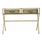 Vitale Vintage Renkli Ahşap Dresuar Ak.gr0013 Outlet Teşhir
