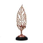 Vitale Yaprak Mumluk Bronz 35 Cm Ak.je0096 Beyaz