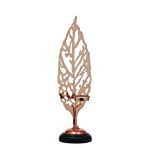 Vitale Yaprak Mumluk Bronz 46 Cm Ak.je0095 Beyaz