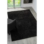 Vitali Home Antik Antrasit Halı Yıkanabilir Kaymaz Taban Şönil Kilim Dokuma Pamuk Taban Kilim 10105A
