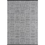 Vitali Home Gaia Gri Halı Yıkanabilir Kaymaz Taban Şönil Kilim Dokuma Pamuk Taban Kilim 10336