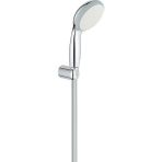 Vitalio Go 100 El Duşu Seti, 100MM Yuvarlak 1 Akışlı (Yağmur) El Duşu, Duş Başlığı Tutucu, 1750MM Duş Hortumu, Krom, 26198000