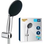 Vitalio Start 110 El Duşu Seti, 110MM Yuvarlak 1 Akışlı (Yağmur) El Duşu, Duş Başlığı Tutucu