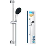 Vitalio Start 110 Sürgülü Duş Seti, 110MM Yuvarlak 1 Akışlı El Duşu, 600MM Sürgülü Ray, 1750MM Duş Hortumu, Duş Başlığı Seti, Krom, 27942001