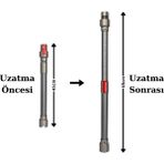 Vitaluxe Dyson V7/V8/V10/V11/V15 Uyumlu Teleskopik Uzatma Borusu - 1 Adet